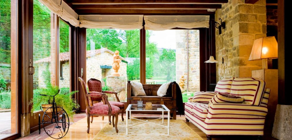 Beautiful living room with natural lighting.