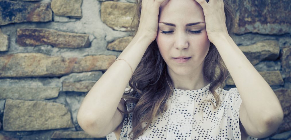 Stressed woman