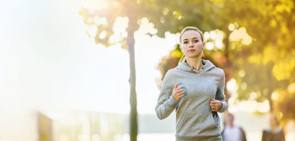 Woman exercising